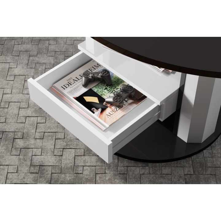 Ławostół Primo Max Venatino Dark Hg+Biały Super Print (Hg/Mat)